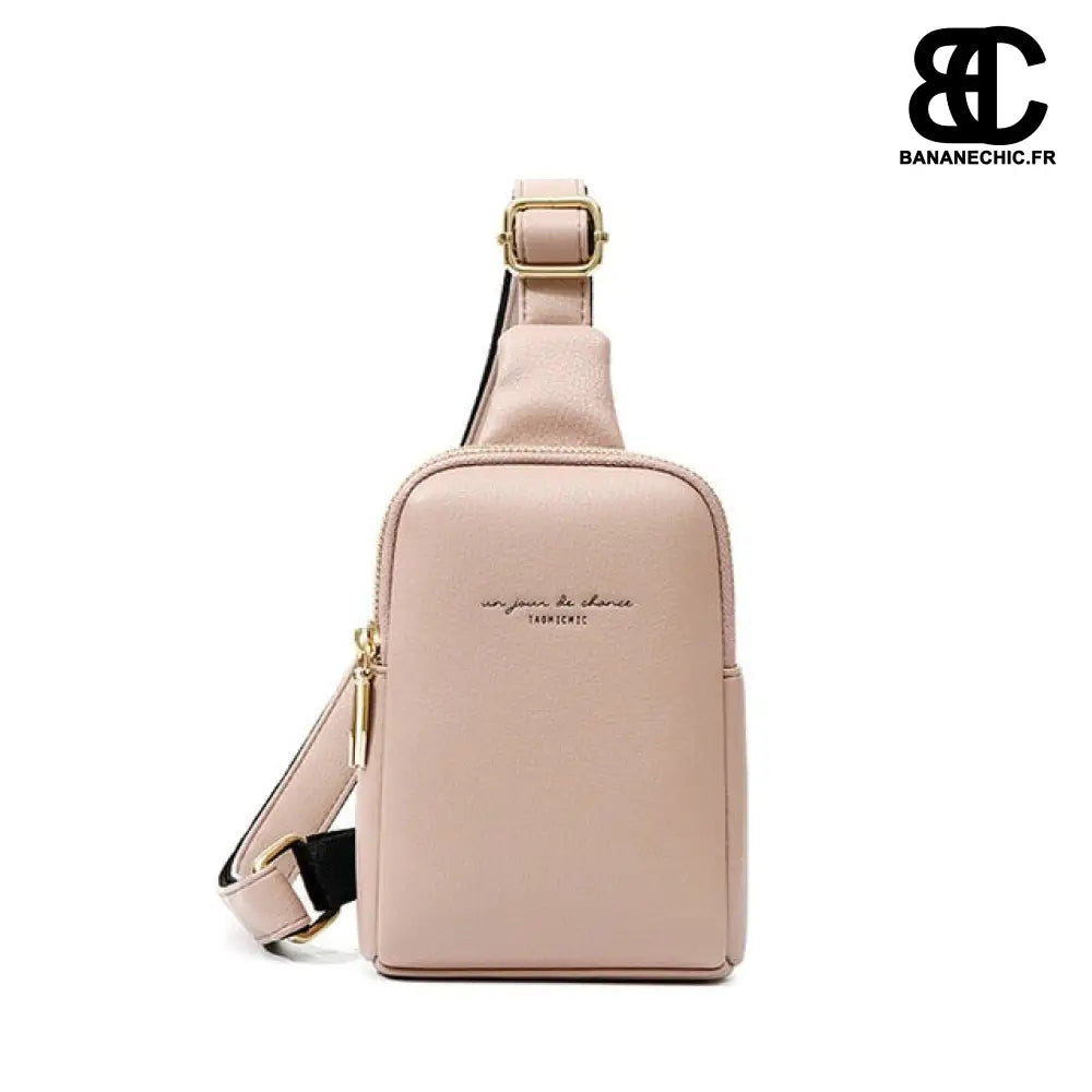 Sacoches banane cuir - Rose - Banane - Banane Chic ™