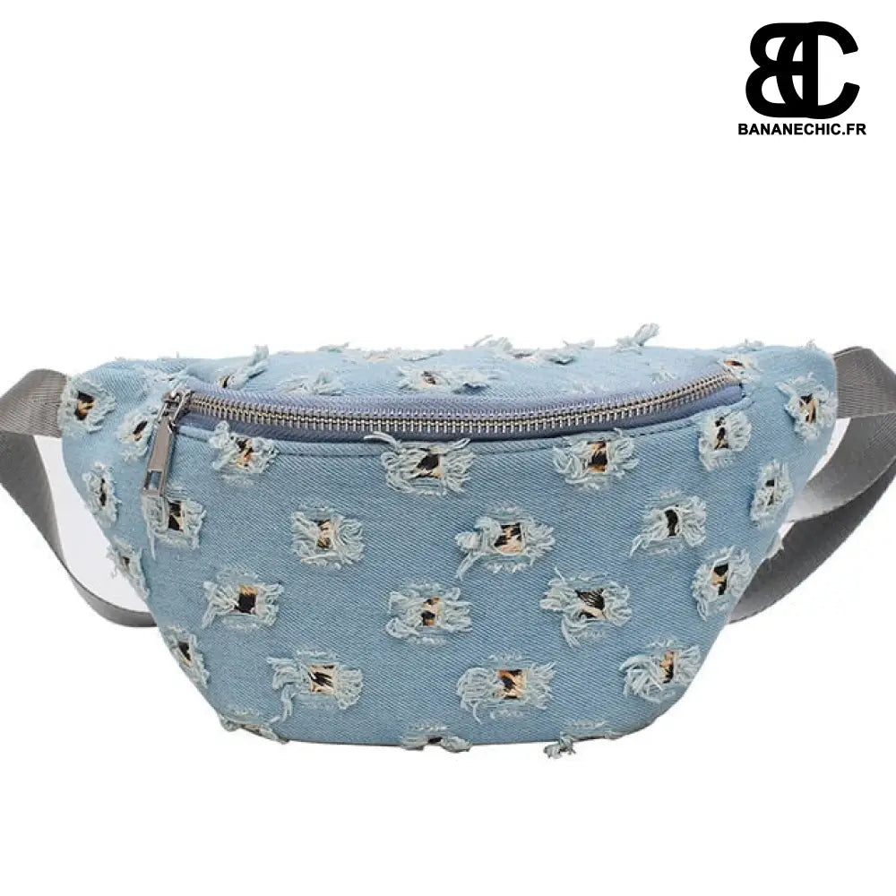 Sacoches banane denim - Bleu clair - Banane - Banane Chic ™