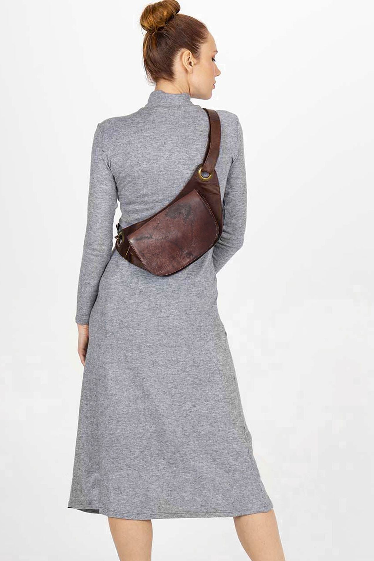 Sac Banane Femme Velours Côtelé Noir - Grande Taille - Neuf Avec étiquettes