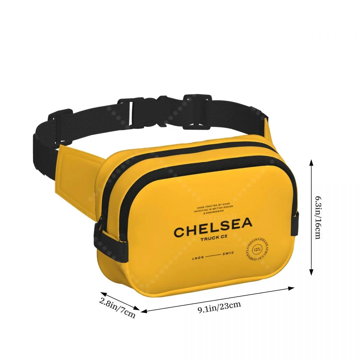 Sac Ceinture Grand Format Homme Confortable, Style Urbain