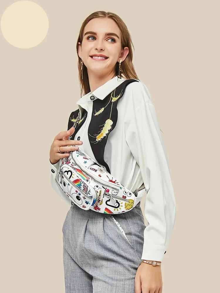 Sacoche bandoulière femme tendance et fun pour un look urbain