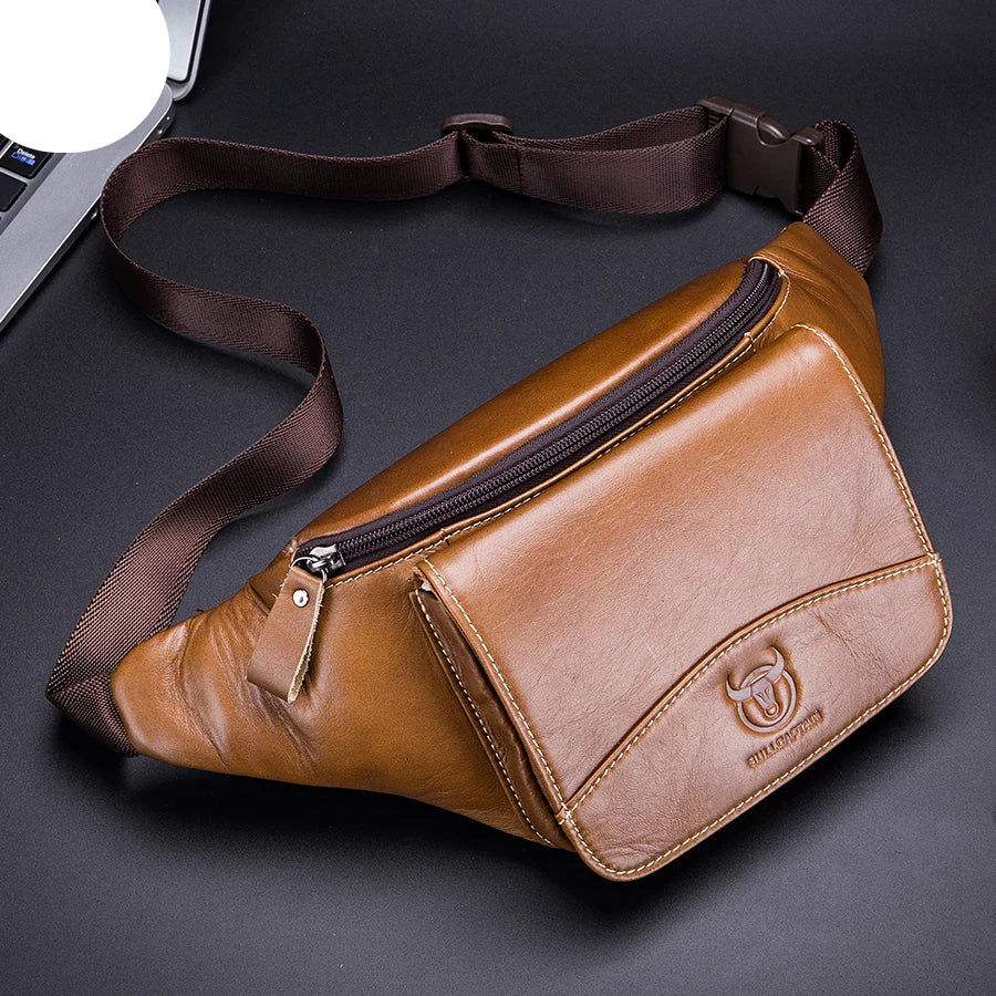 Sac Banane Homme Luxe Marron – Style Urbain Tendance