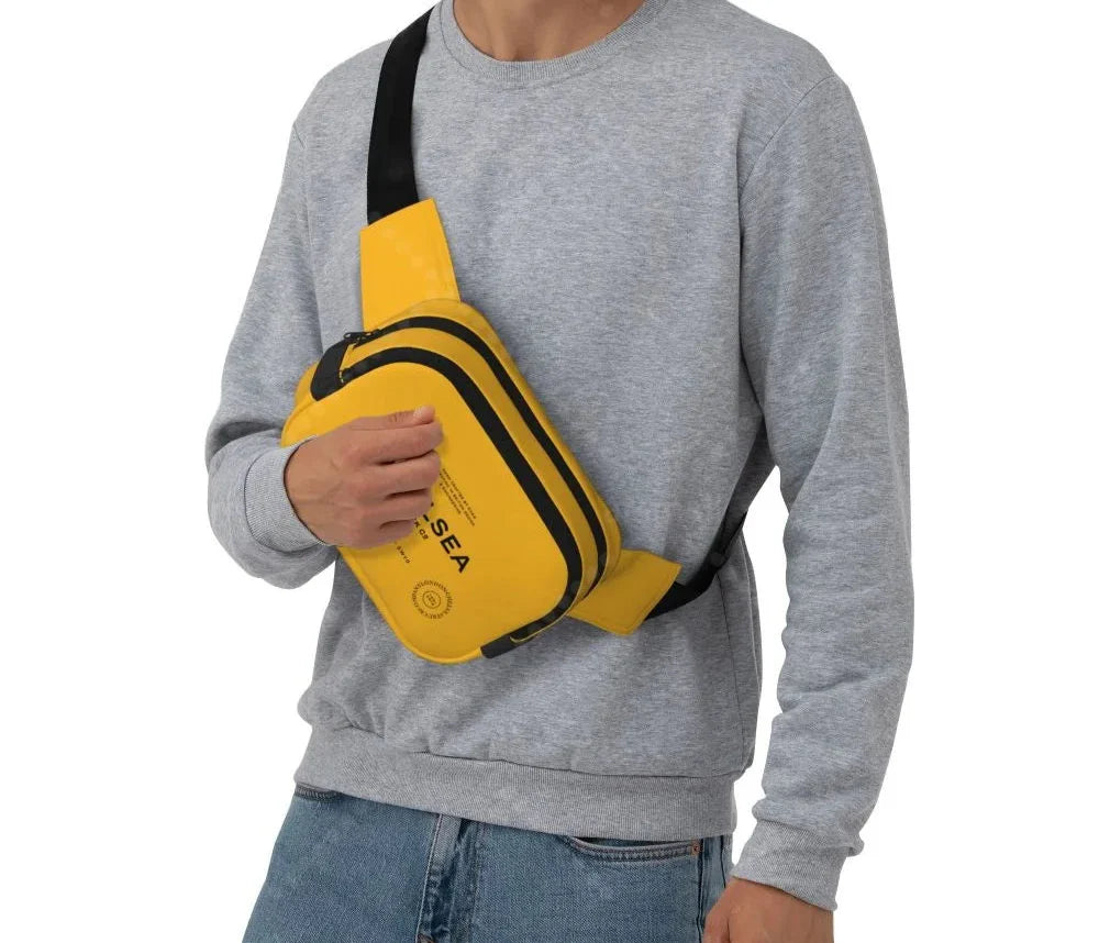 Sac Ceinture Grand Format Homme Confortable, Style Urbain