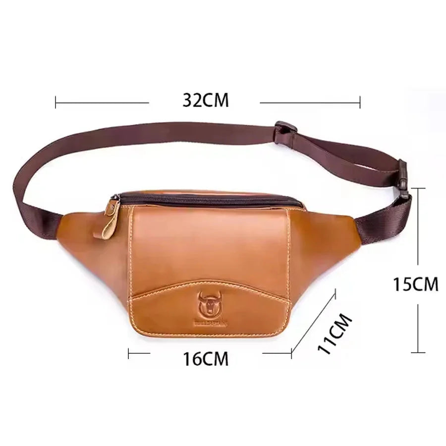 Sac Banane Homme Luxe Marron – Style Urbain Tendance