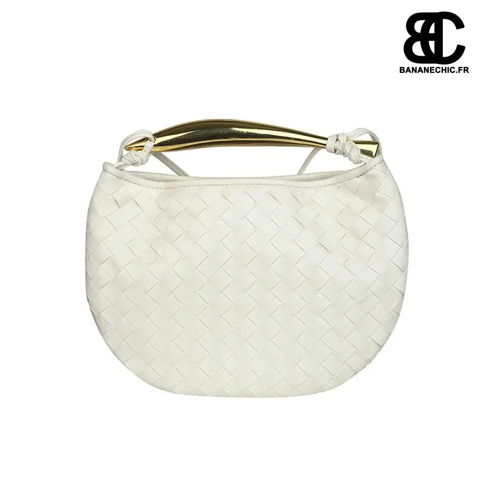 Banane bandoulière dorée élégante - Blanc - banane - Banane