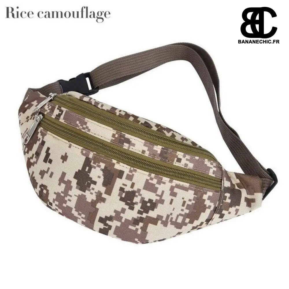 Banane homme sacoche mode sport - Marron - Banane - Banane