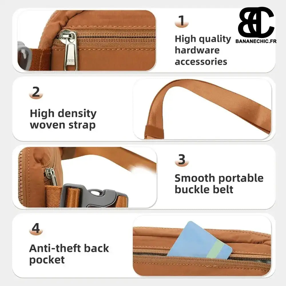 Ceinture Banane Unisexe Sacoches Hip-Hop - Sac Banane -