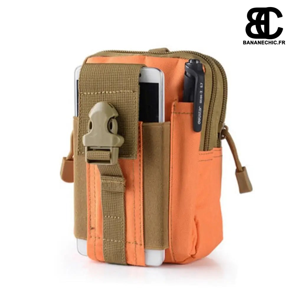 Pochette banane militaire étanche - Orange - Banane - Banane