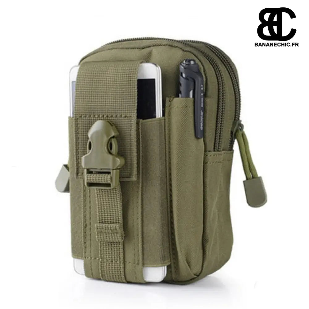 Pochette banane militaire étanche - Vert - Banane - Banane