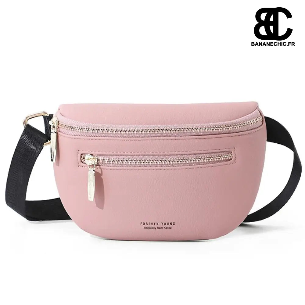 Sac banane beige pour femme - Rose - Banane - Banane Chic ™