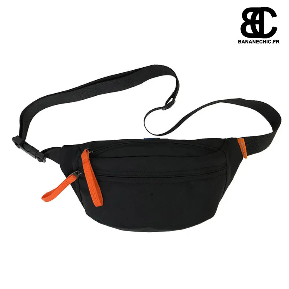 Sac banane blanc confort - Noir - Banane - Banane Chic ™