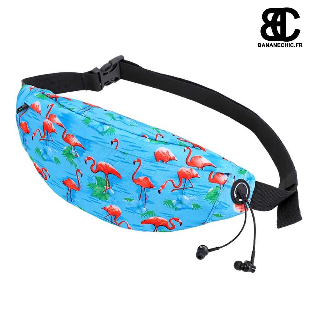 Sac banane bleu sportswear - été - banane - Banane Chic ™