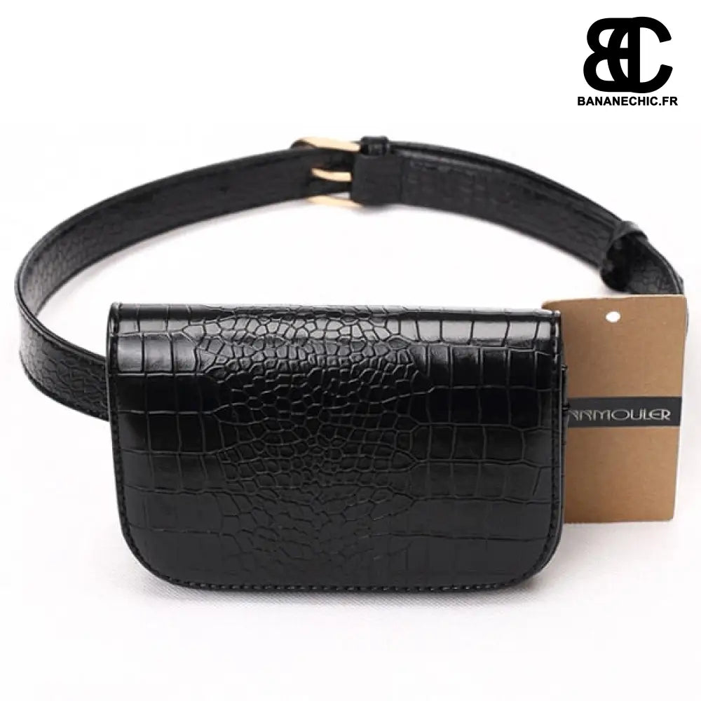 Sac banane bleu trendy - Noir - Banane - Banane Chic ™