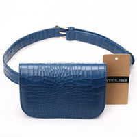 Sac banane bleu trendy