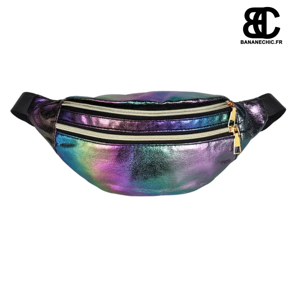 Sac Banane Brillant Élégant et Pratique - Violet - Sac