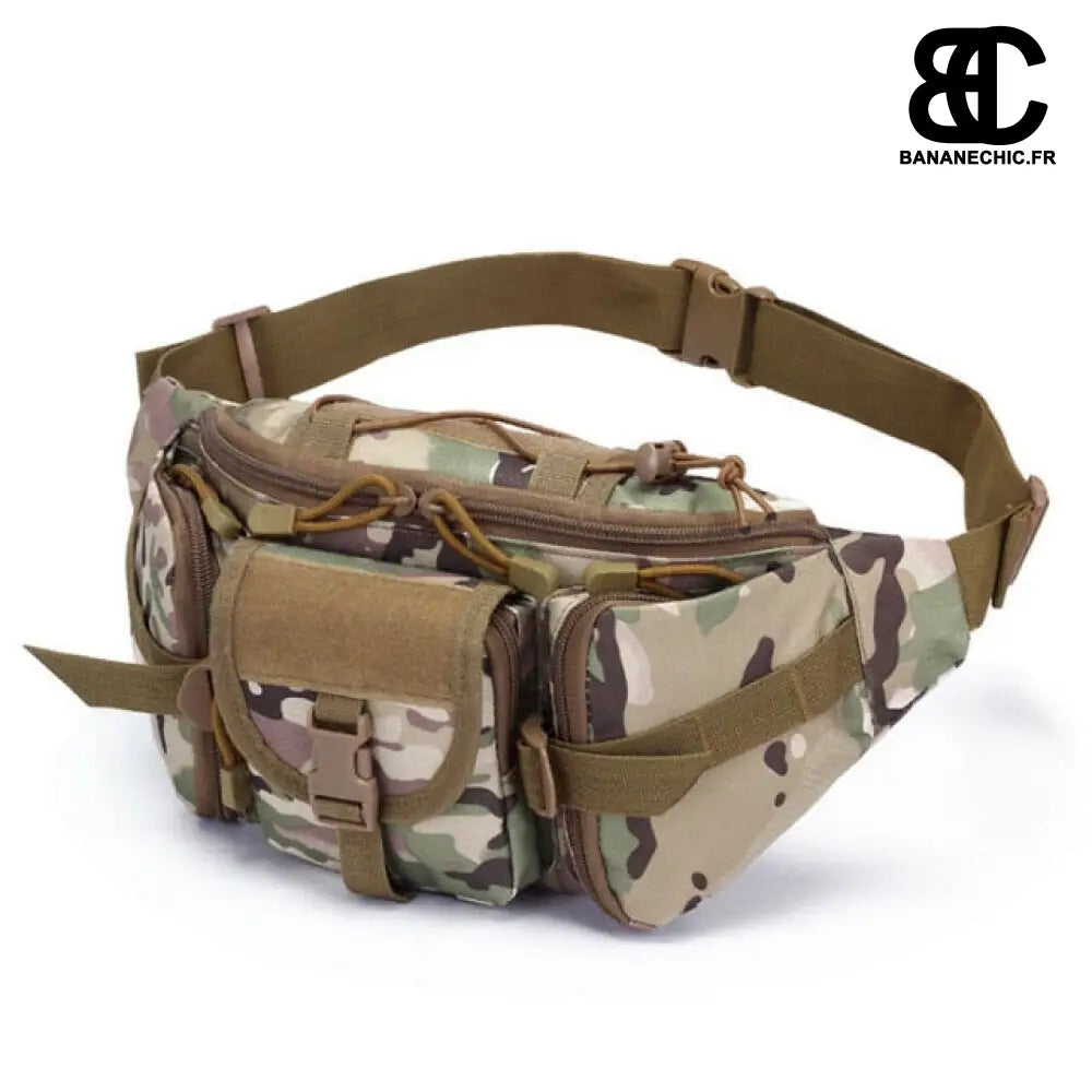 Sac banane camo militaire - Camouflage Blanc - Banane -