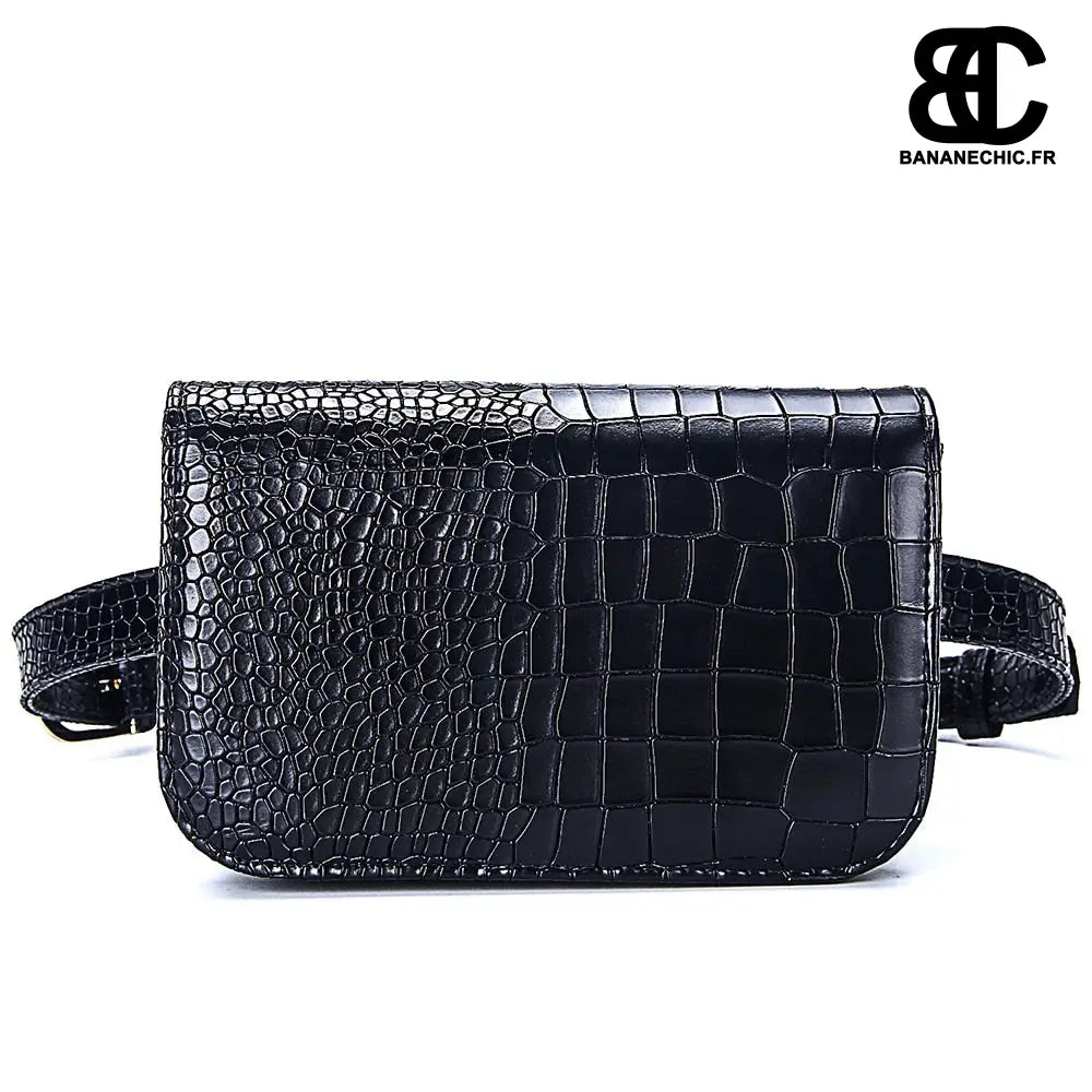 Sac banane ceinture pour femme - Noir - Banane - Banane Chic