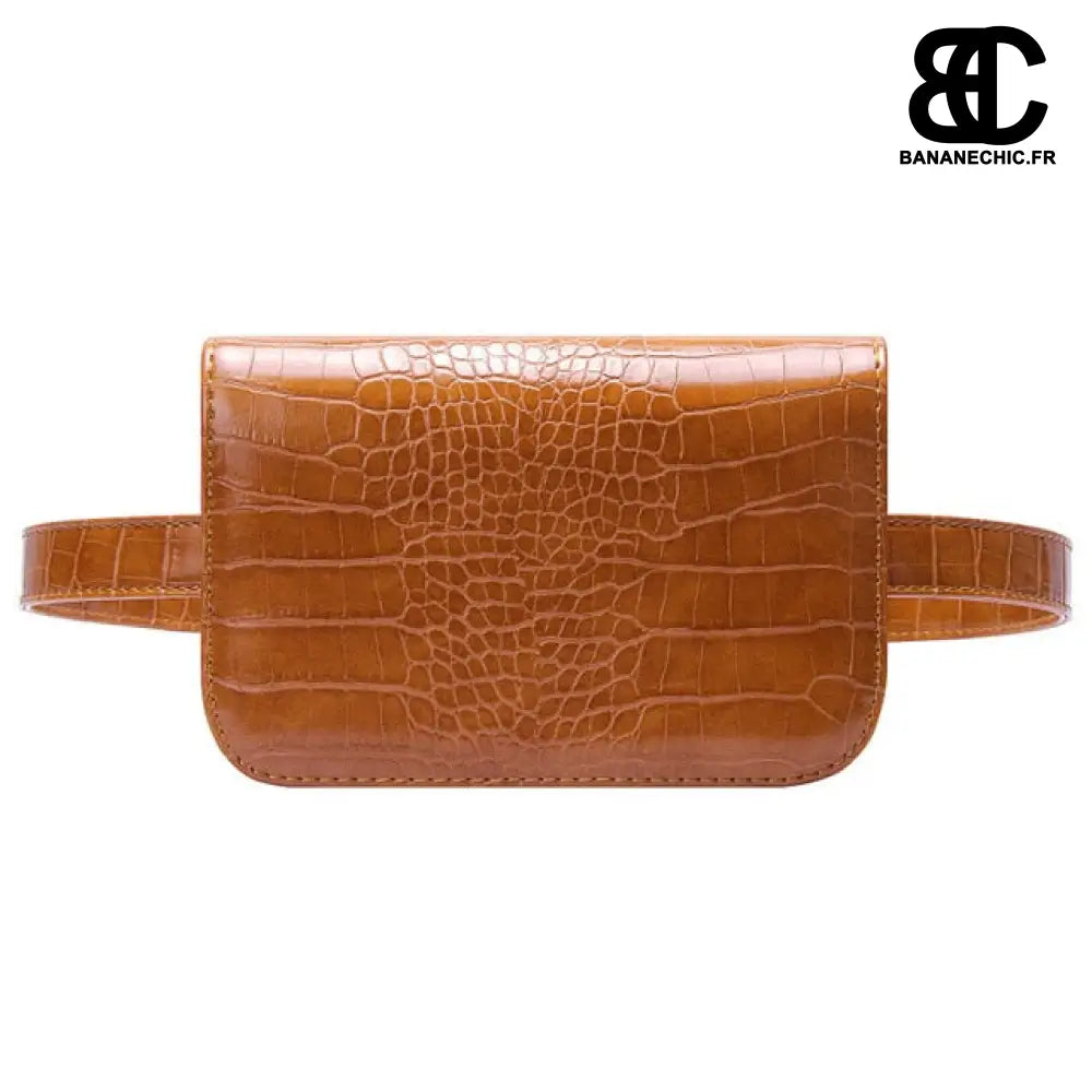 Sac banane ceinture pour femme - Marron - Banane - Banane