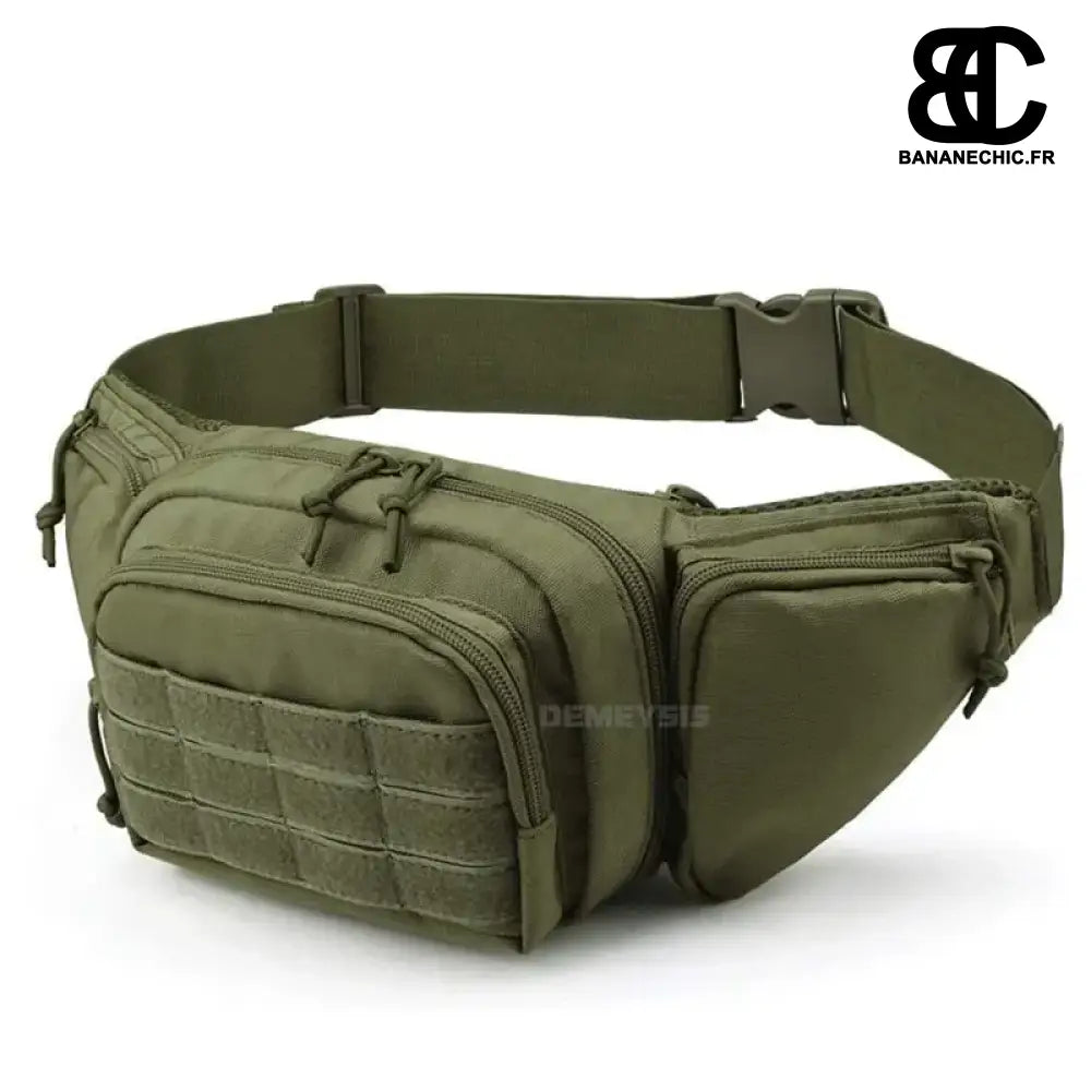 Sac Banane Chasse camouflage vert - Kaki - Sac Banane -