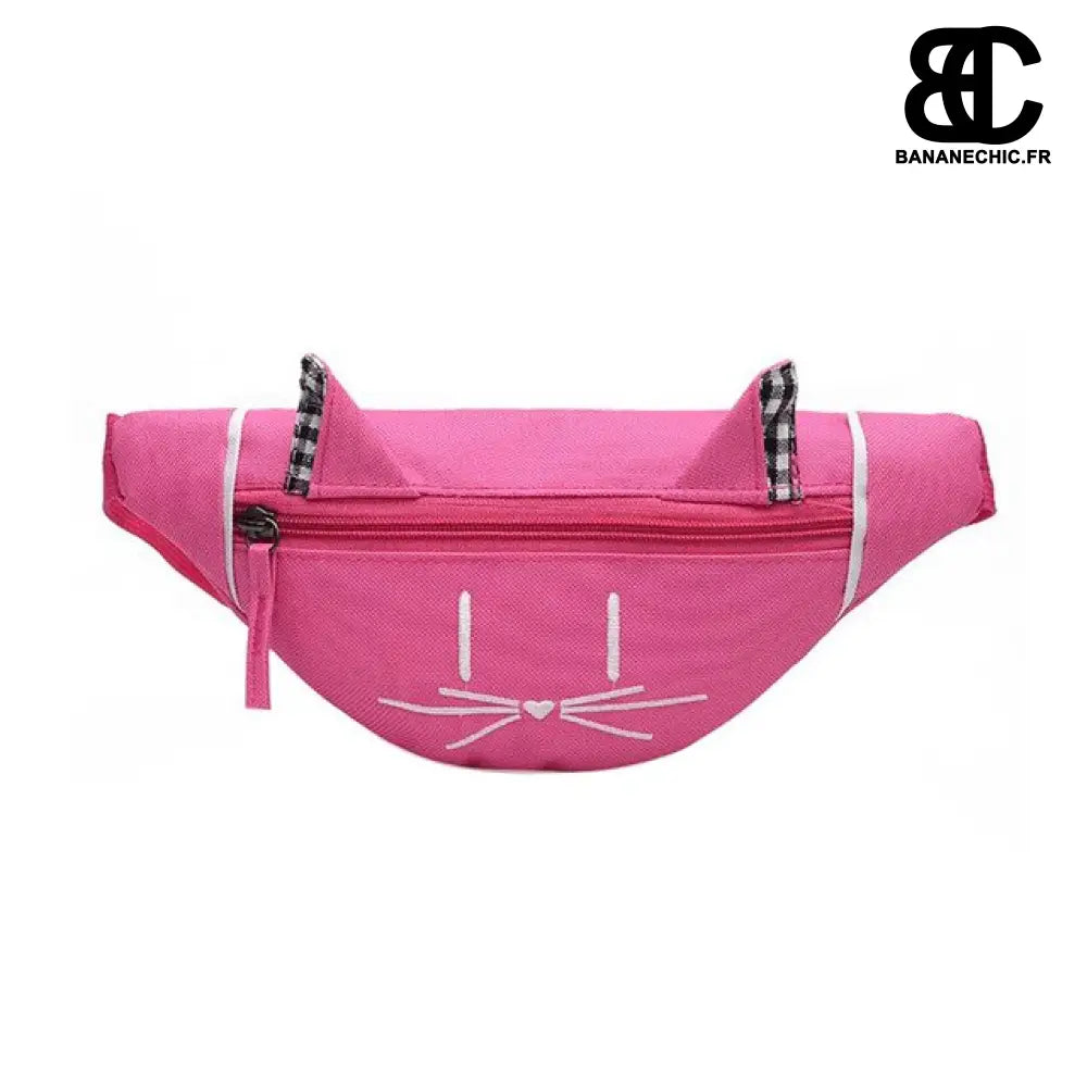 Sac banane chaton pour enfant - Rose - Banane - Banane Chic