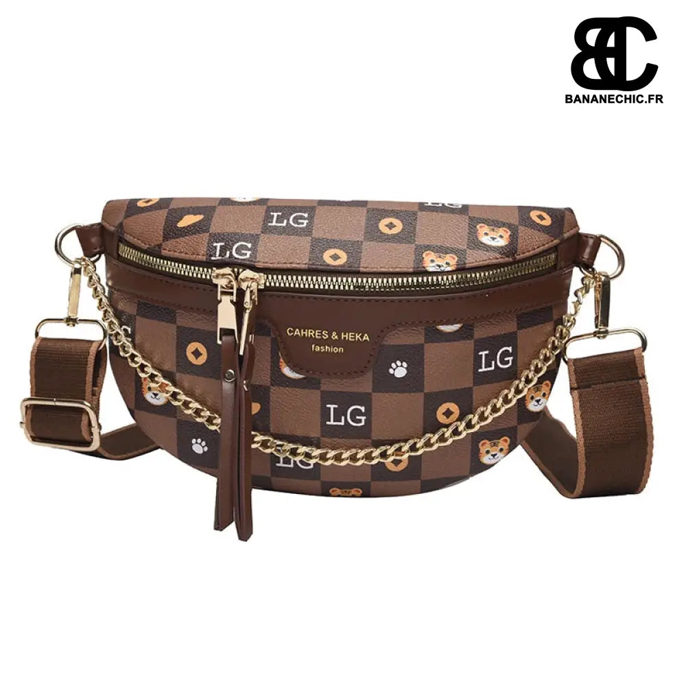 Sac banane chic avec emoji - Brown - Banane - Banane Chic ™