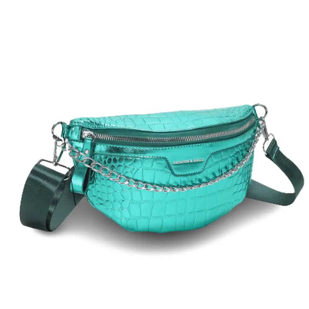 Sac banane chic vert brillant - Emeraude - Banane - Banane