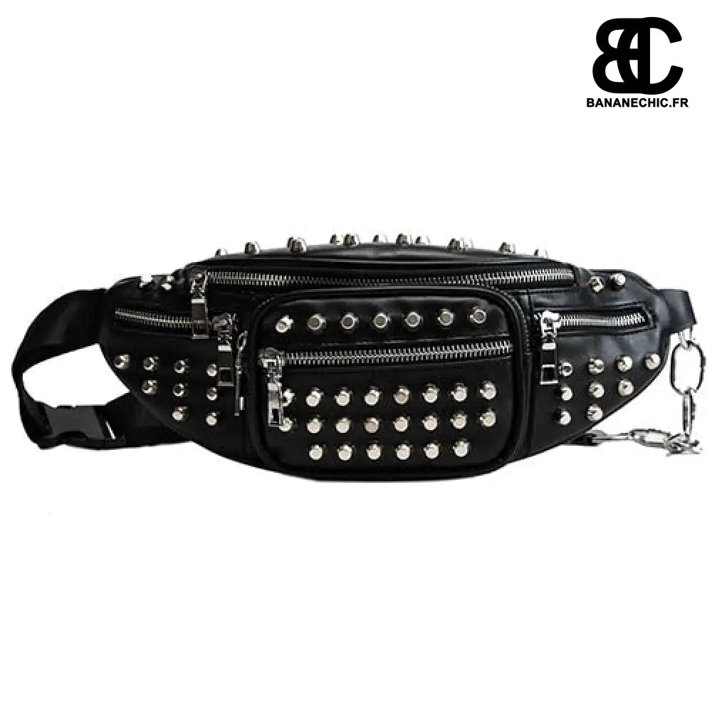 Sac banane clouté fashion - Noir - Banane - Banane Chic ™