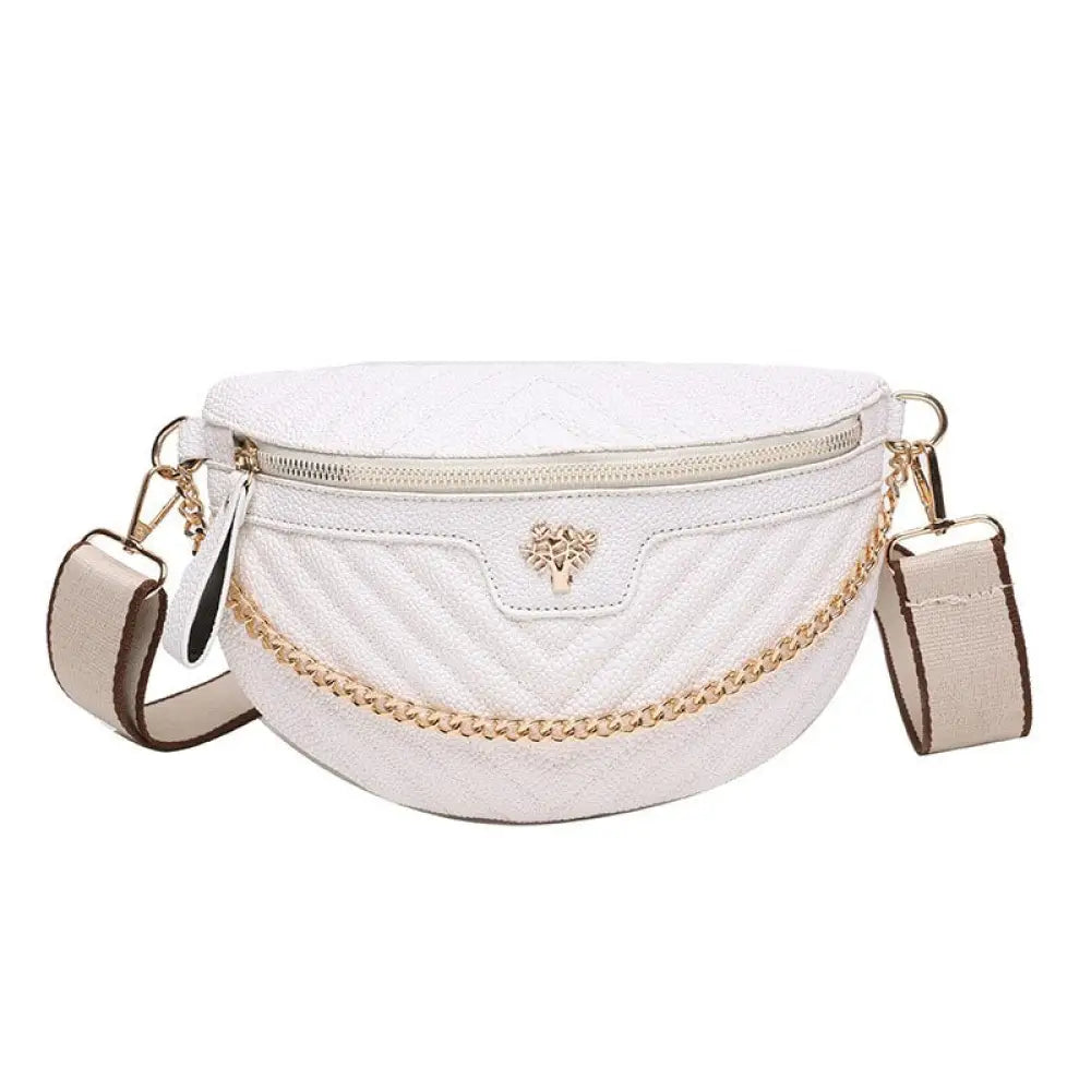 Sac banane cuir blanc - White - Banane - Banane Chic ™