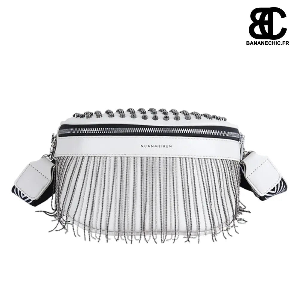 Sac Banane Cuir Chic - Blanc - Sac Banane - Banane Chic ™