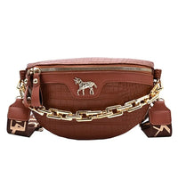 Sac banane cuir élégant