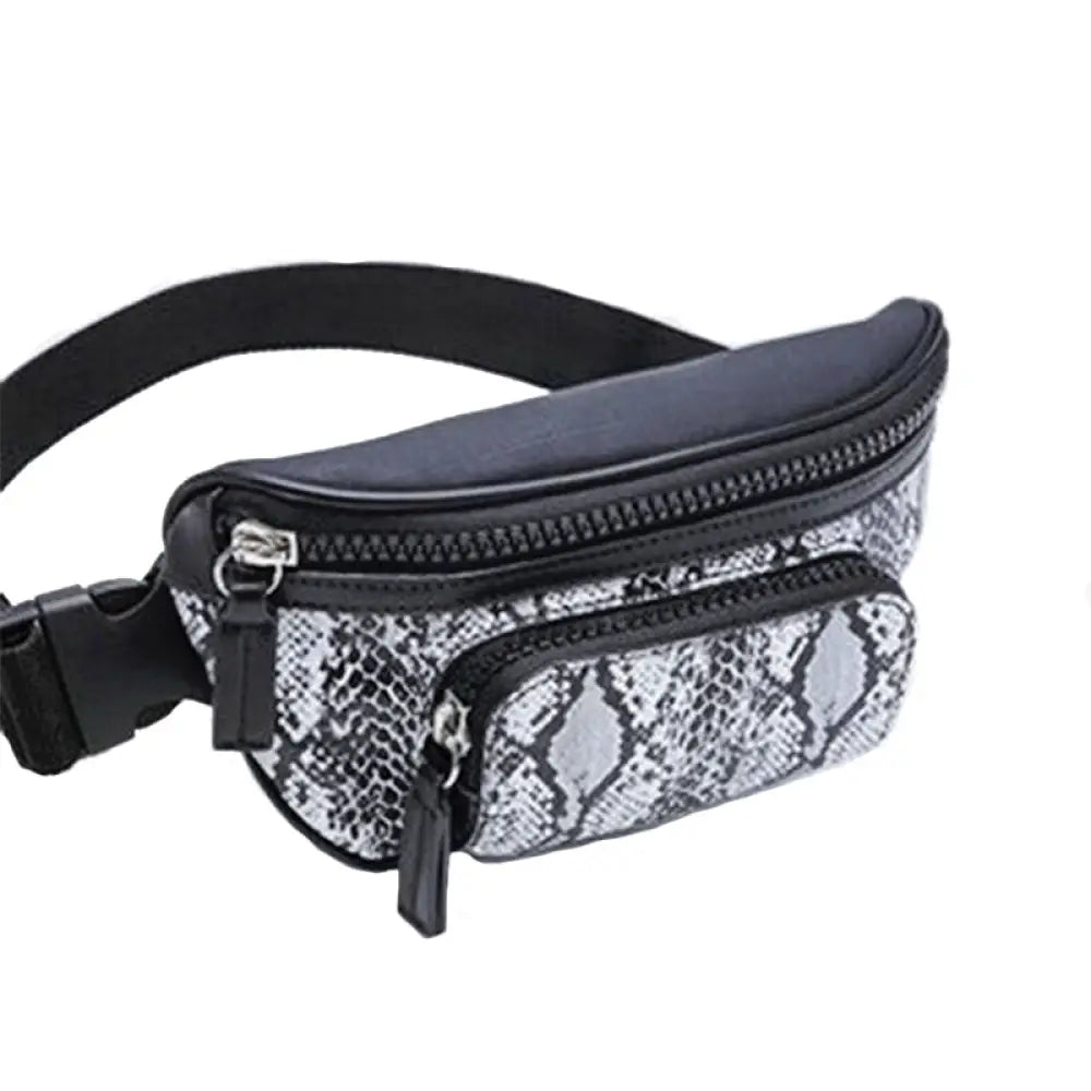 Sac banane cuir femme - Blanc - Banane - Banane Chic ™