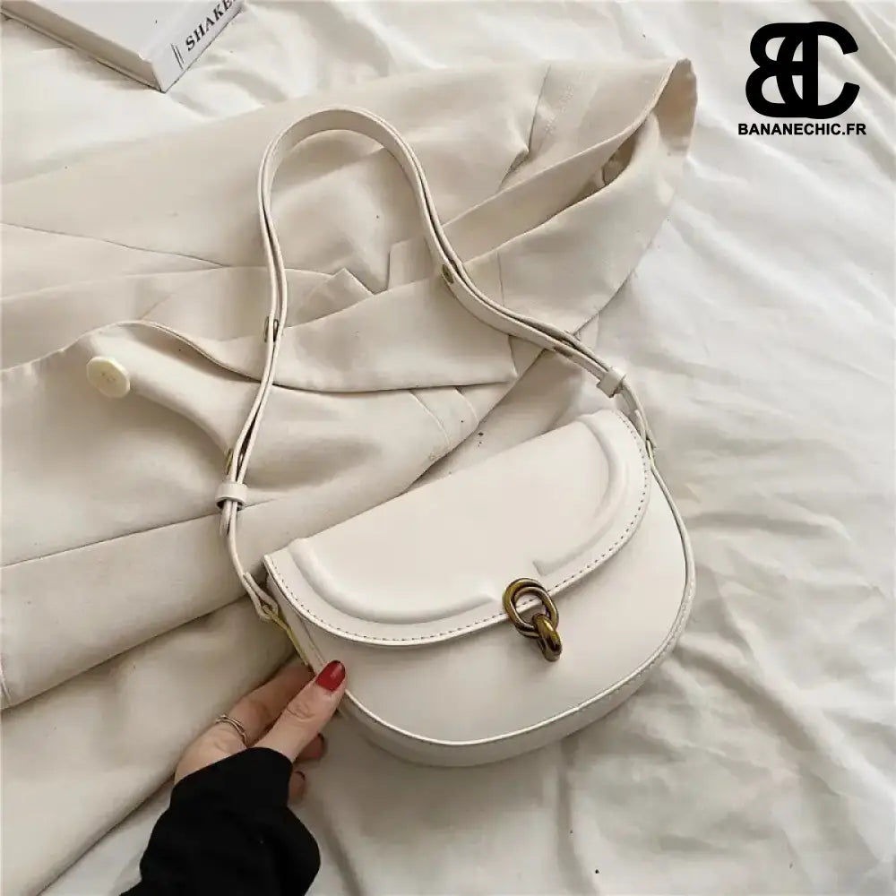 Sac Banane Cuir Femme - Beige - Sac Banane - Banane Chic ™