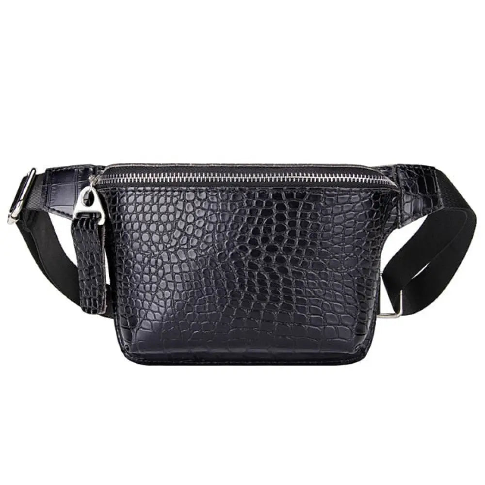 Sac banane cuir femme - Noir - Banane - Banane Chic ™