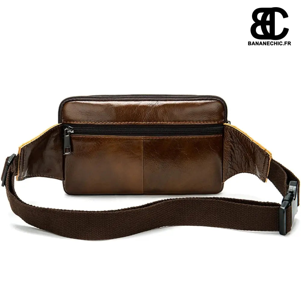 Sac banane cuir homme chic - banane - Banane Chic ™