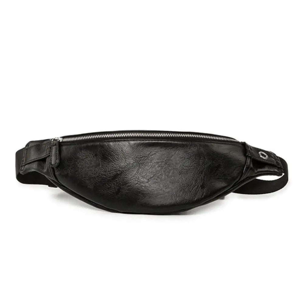 Sac banane cuir noir homme - Banane - Banane Chic ™
