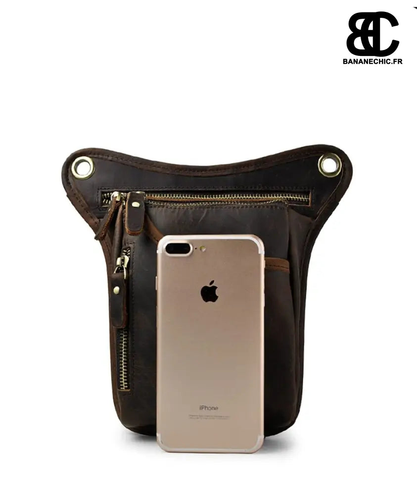 Sac banane cuir sport moto vélo - Banane - Banane Chic ™