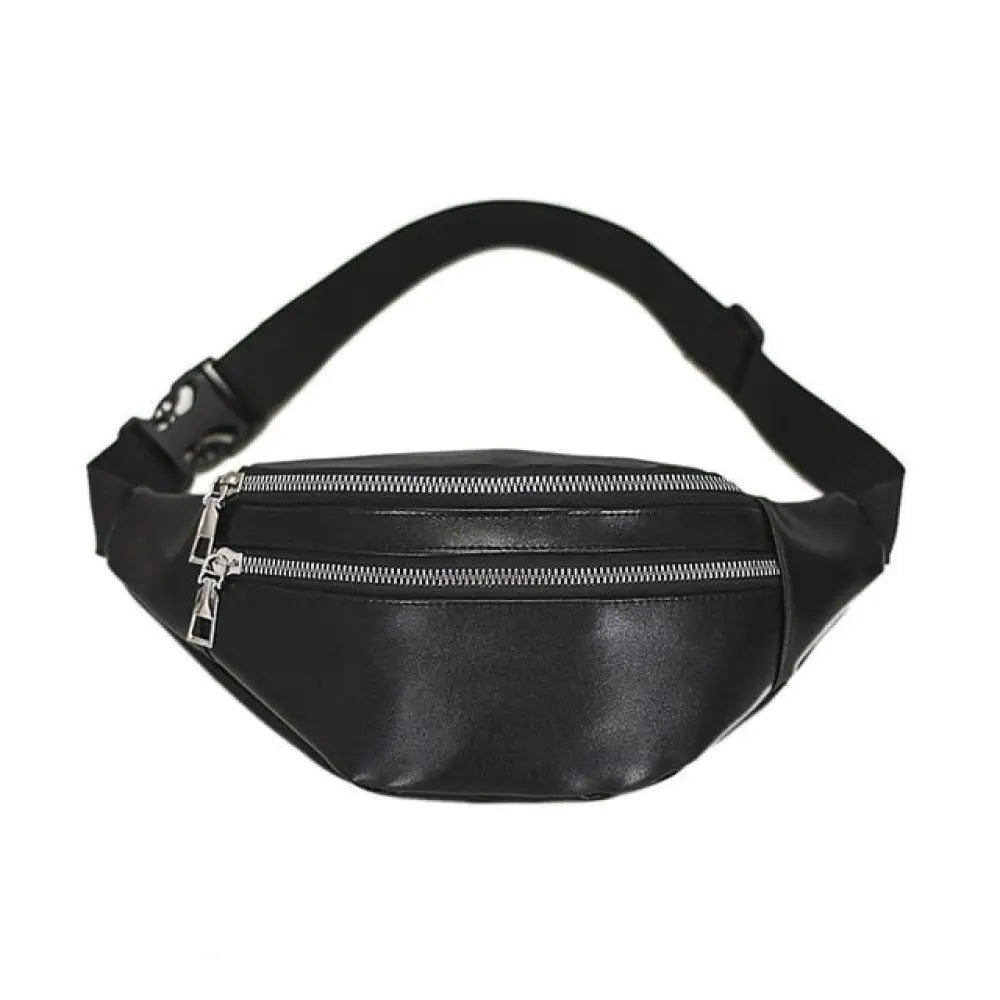 Sac banane cuir synthétique - Noir - Banane - Banane Chic ™