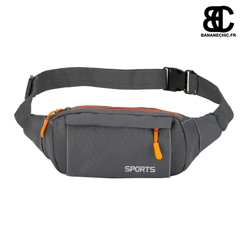 Sac Banane de Sport - Gris foncé - Sac Banane - Banane Chic