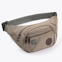 Sac banane décontracté 5 poches unisex