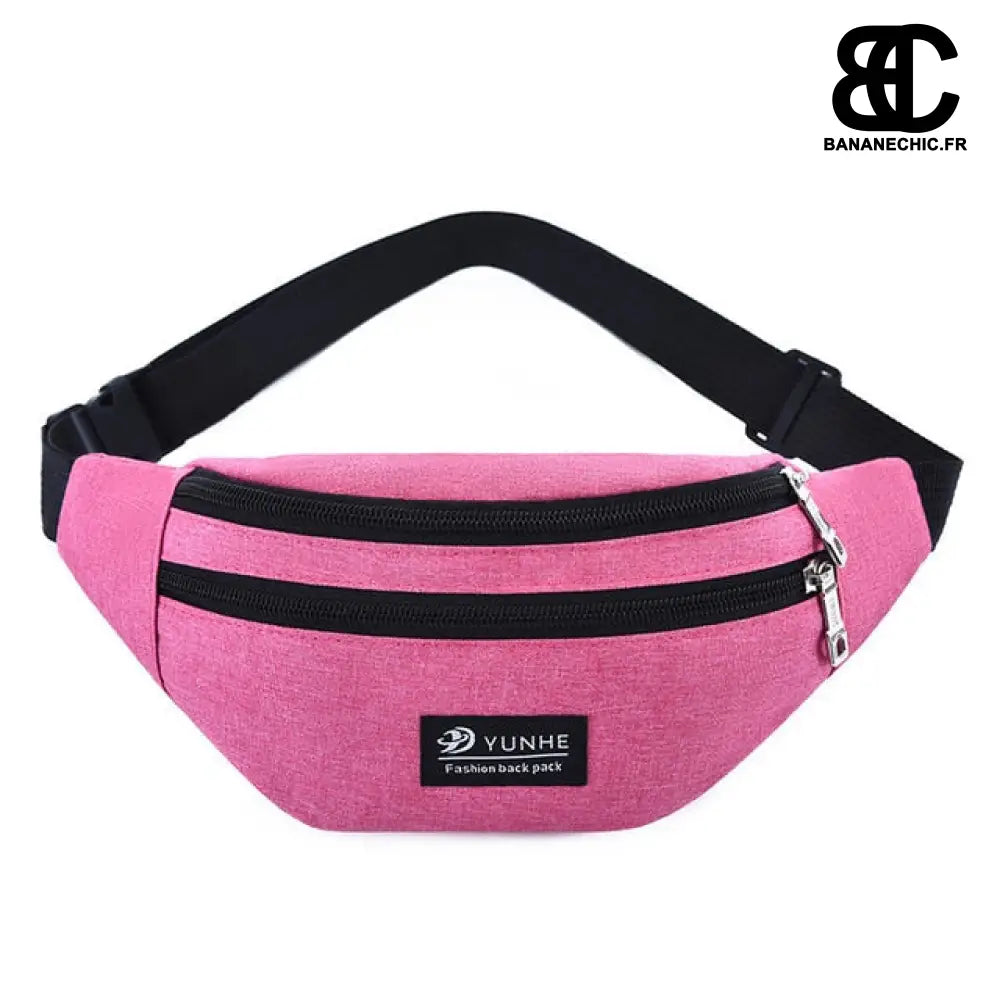 Sac banane en cuir souple - Rose - Banane - Banane Chic ™