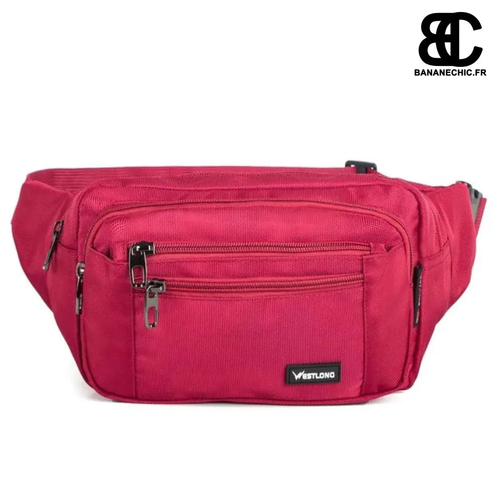 Sac banane étanche noir - Rouge - Banane - Banane Chic ™