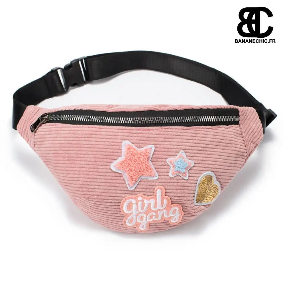 Sac banane étoile - Rose - Banane - Banane Chic ™