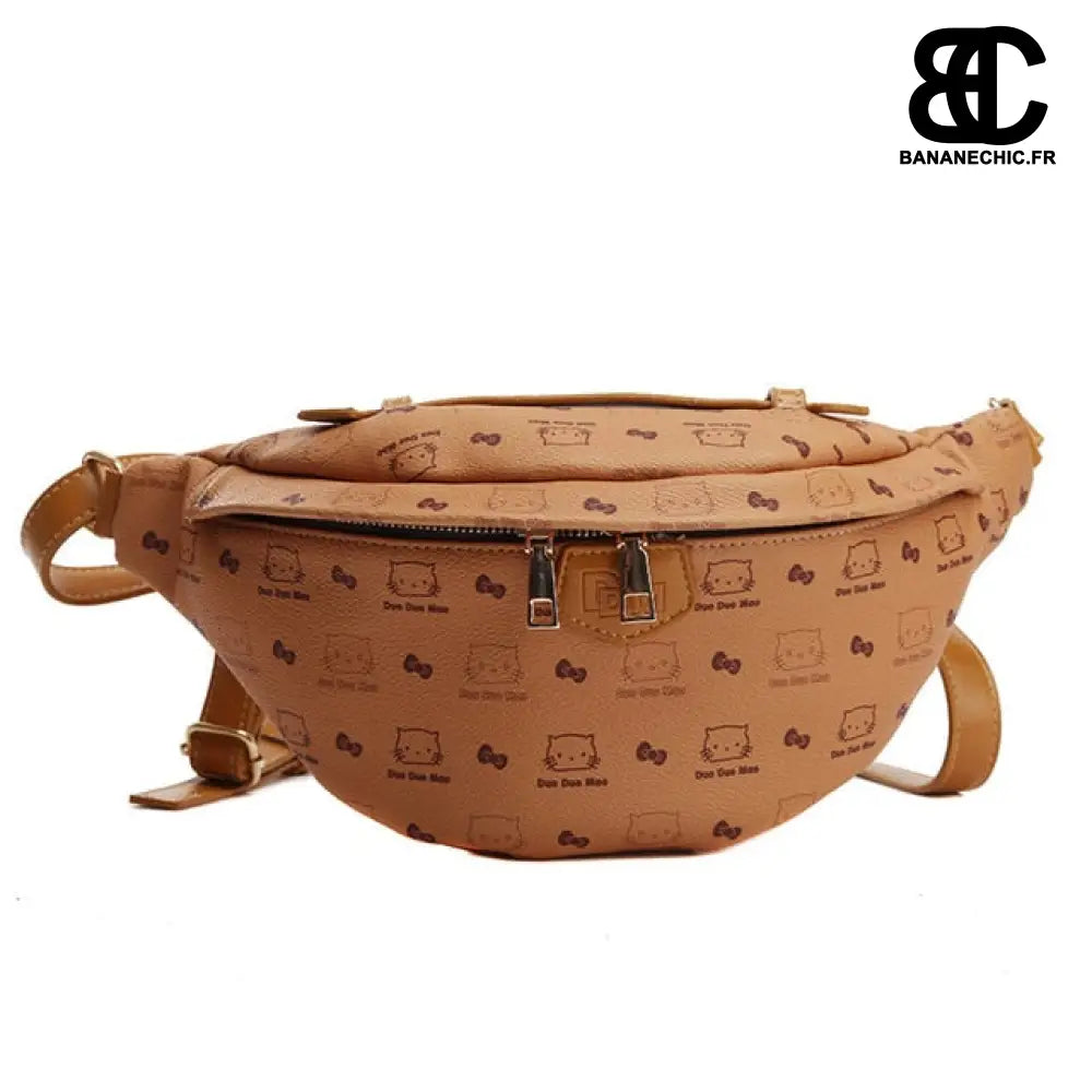 Sac banane félin - Marron clair - Banane - Banane Chic ™