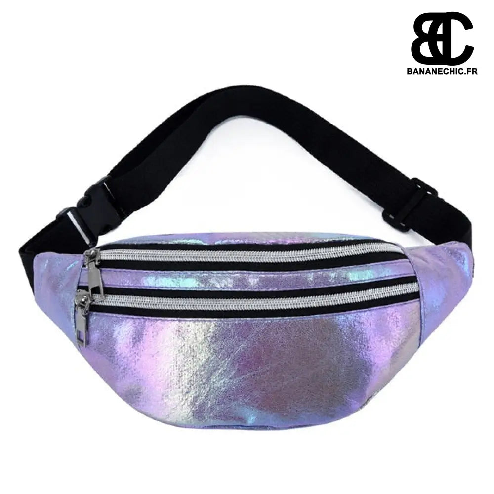 Sac banane femme argent - Violet - Banane - Banane Chic ™