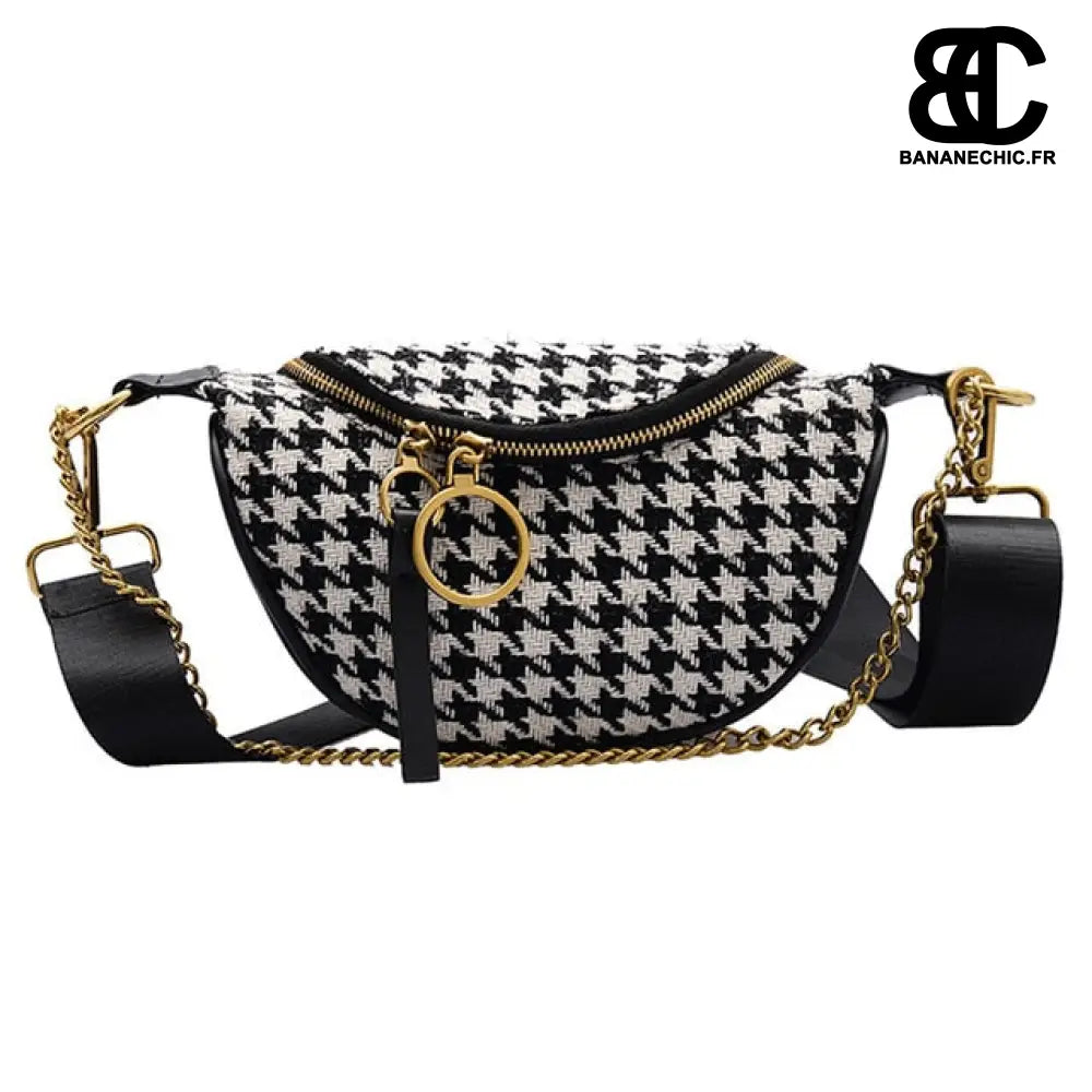 Sac banane femme bandoulière - Noir - Banane - Banane Chic ™