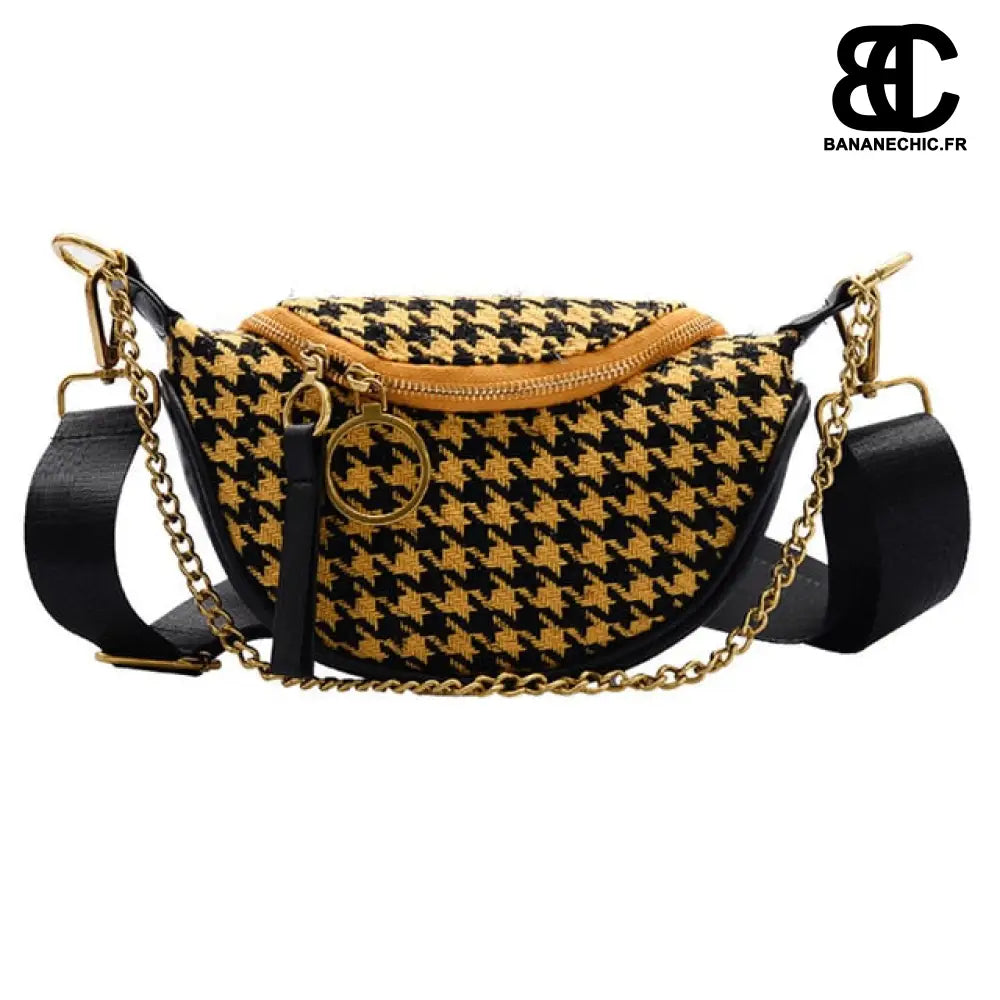 Sac banane femme bandoulière - Jaune - Banane - Banane Chic