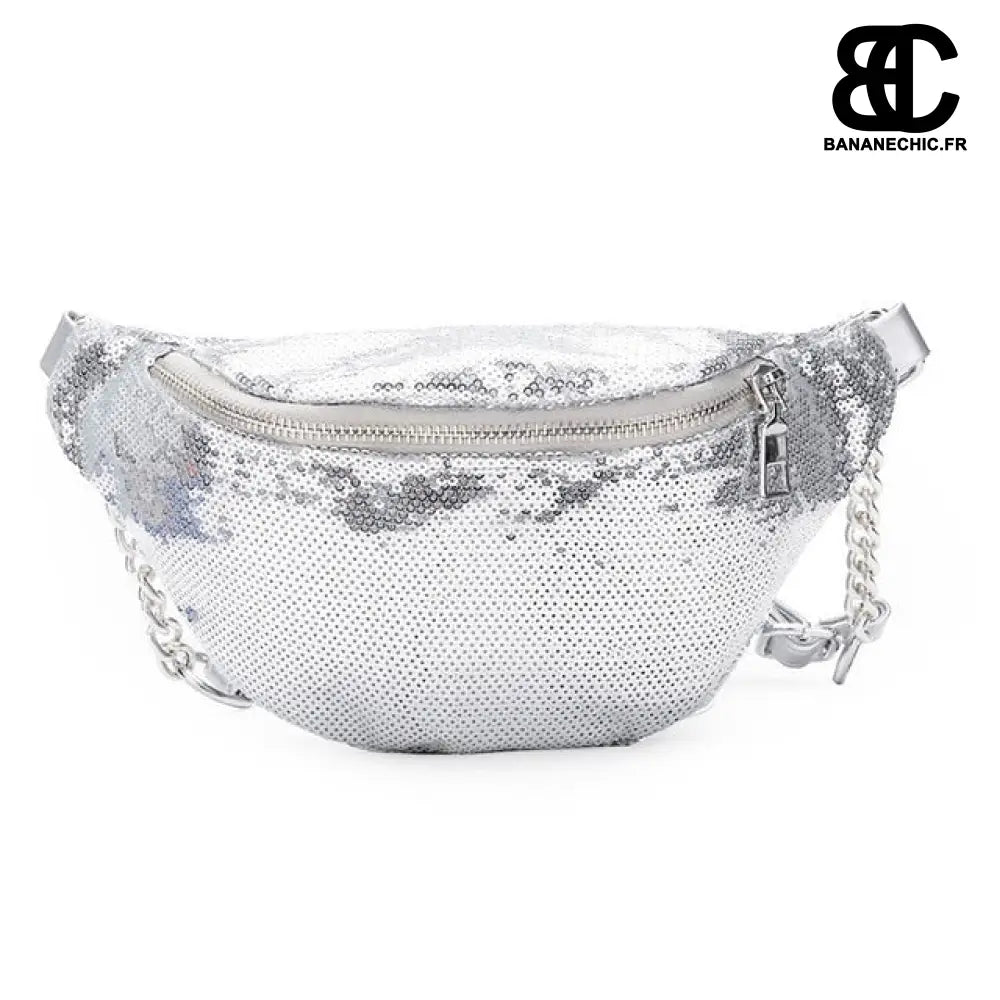 Sac banane femme brillant - Argent - Banane - Banane Chic ™