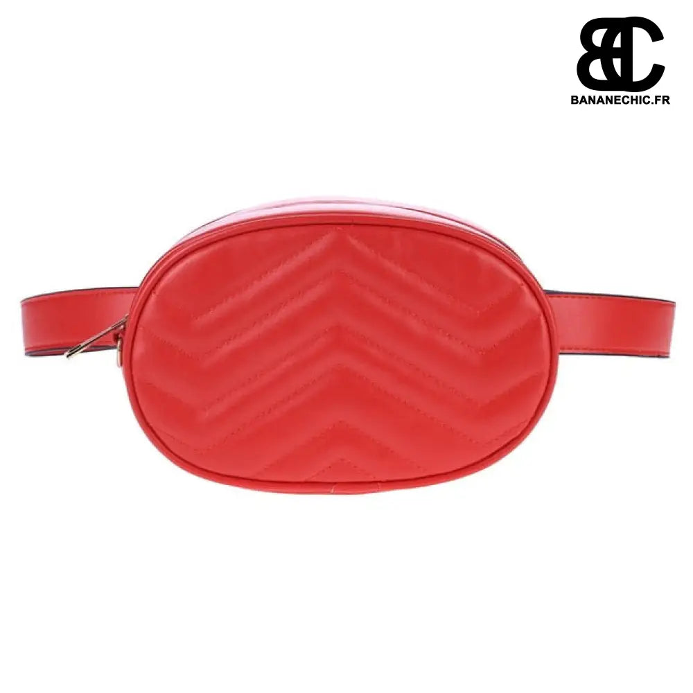 Sac banane femme compact - Rouge - Banane - Banane Chic ™