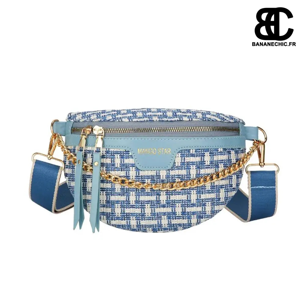 Sac banane femme élégant bandoulière - Bleu - banane -