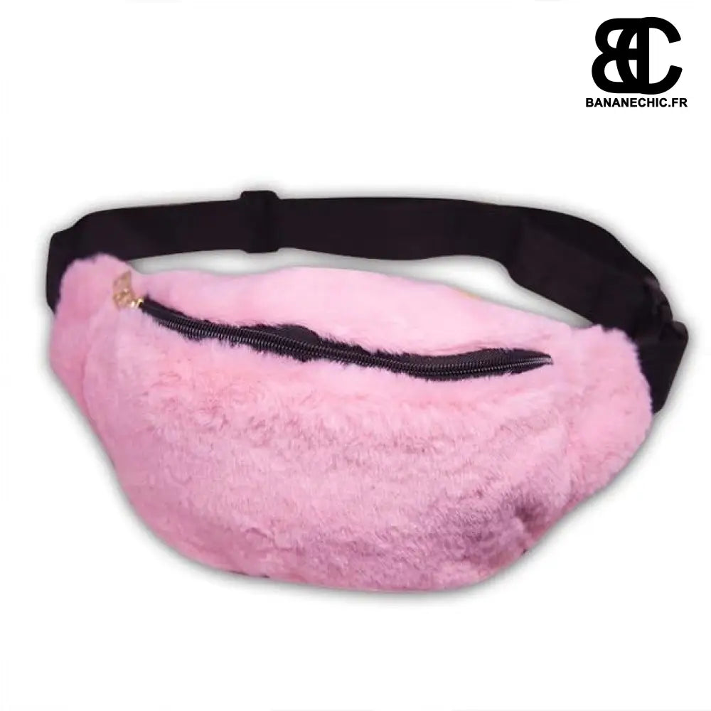 Sac banane femme en fourrure - Rose - Banane - Banane Chic ™